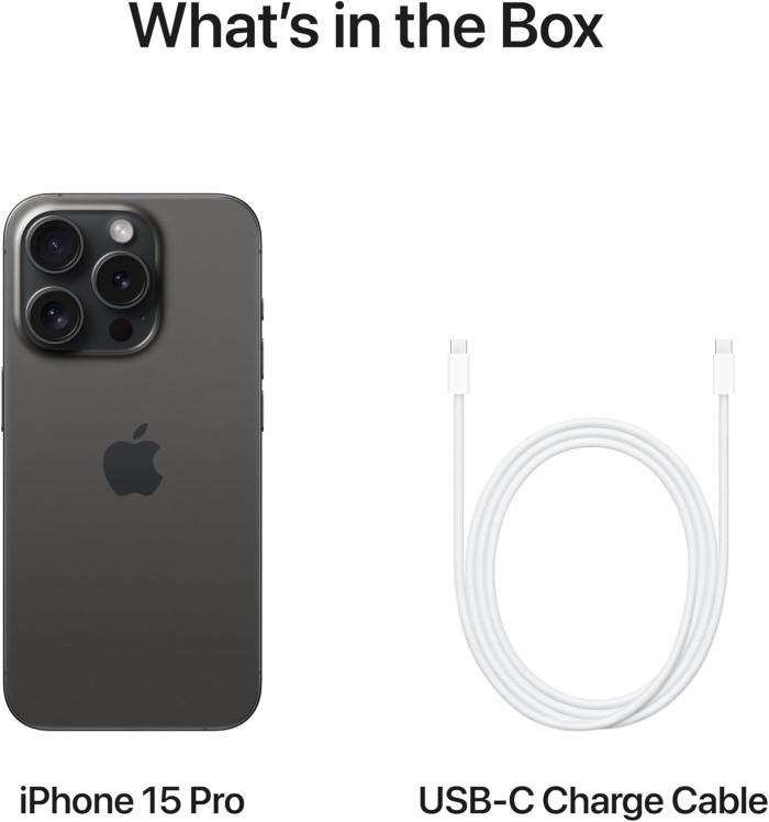 Apple iPhone 15 Pro 512GB - svart titan