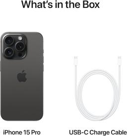 Apple iPhone 15 Pro 512GB - svart titan