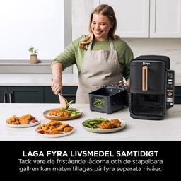 Ninja Double Stack XL luftfritös 9,5L med dubbla lådor