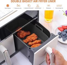 PFLYPF 2-pack silikonpannor till aifryer med handtag