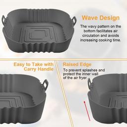 Vicloon 2-pack grytinlägg till airfryer