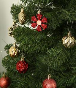Färgglada julgranskulor - set med 32 stycken