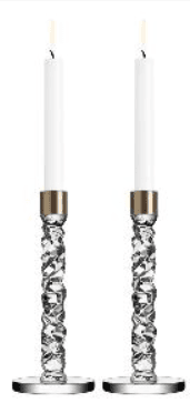 Carat Ljusstake 24,2 cm 2-pack Mässing