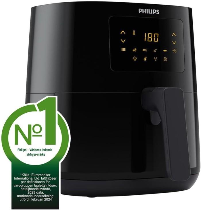 Philips 3000 Serie 4.1L digital airfryer, svart