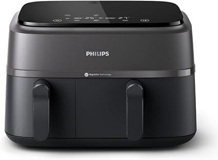 Philips fritös med dubbla korgar, 9 liter (NA350/00)