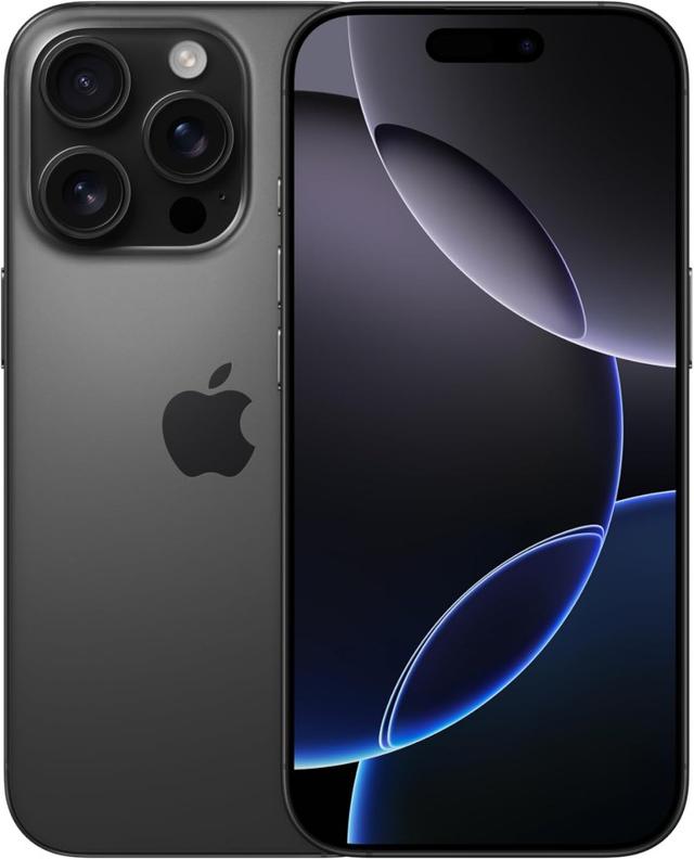 Apple iPhone 16 Pro (256 GB) - svart titan