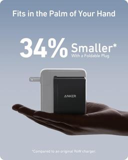 100W USB C-snabbladdare, Anker 736 Charger (Nano II)