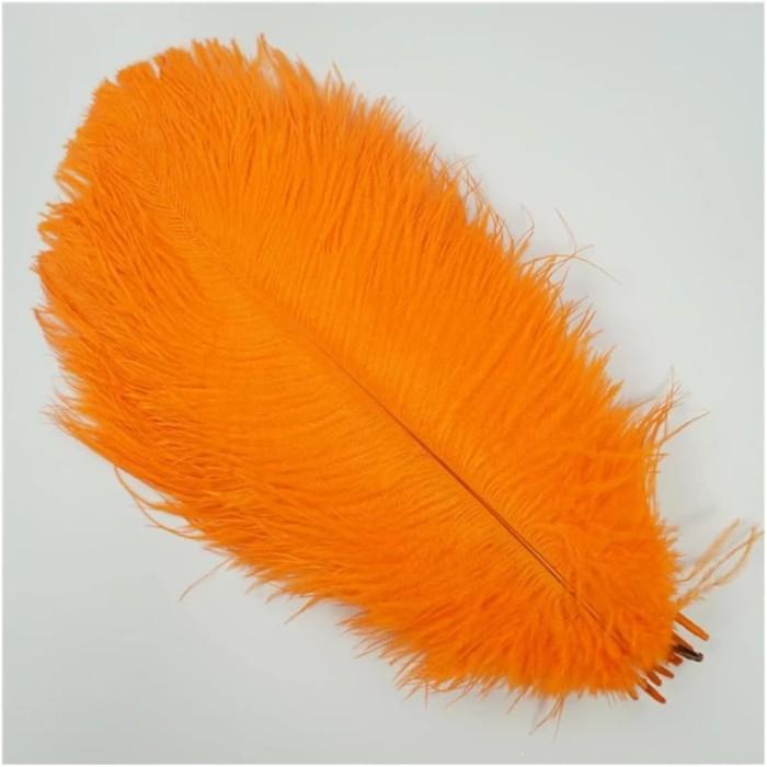 Naturliga Svarta Strutsfjädrar 15-20 cm, 30-Pack