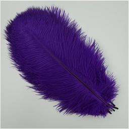 Naturliga Svarta Strutsfjädrar 15-20 cm, 30-Pack