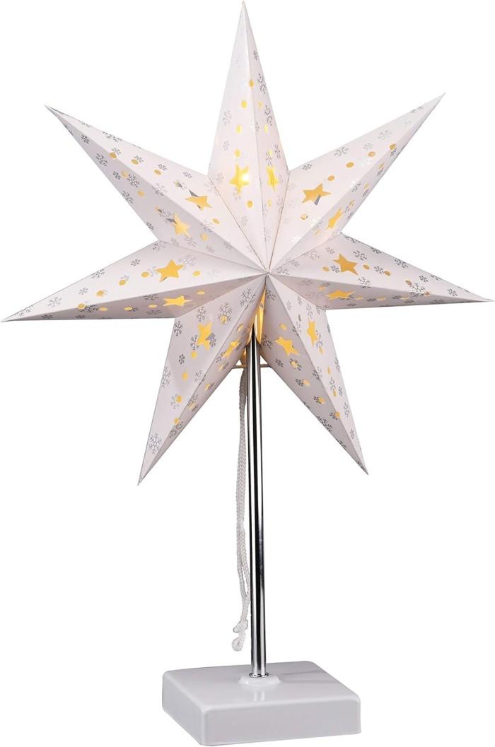 LED Julstjärna Bordslampa 47x35cm Varmvit