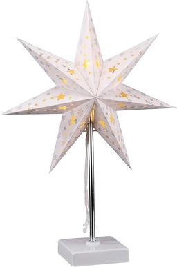 LED Julstjärna Bordslampa 47x35cm Varmvit