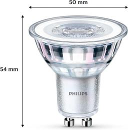 Philips Classic 50W GU10 LED-lampor 6-Pack, Varmvit