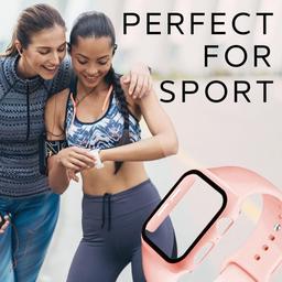Silikonarmband i rosa för Apple Watch 40 mm