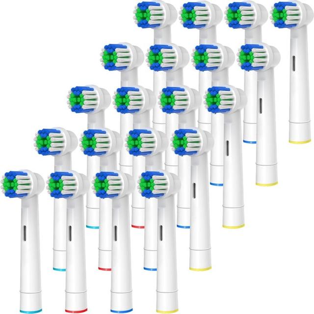 20 st professionella borsthuvuden kompatibla med Oral B