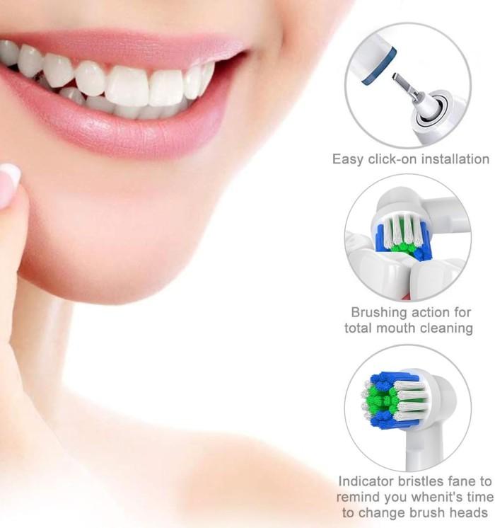 20 st professionella borsthuvuden kompatibla med Oral B