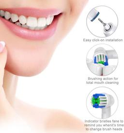 20 st professionella borsthuvuden kompatibla med Oral B