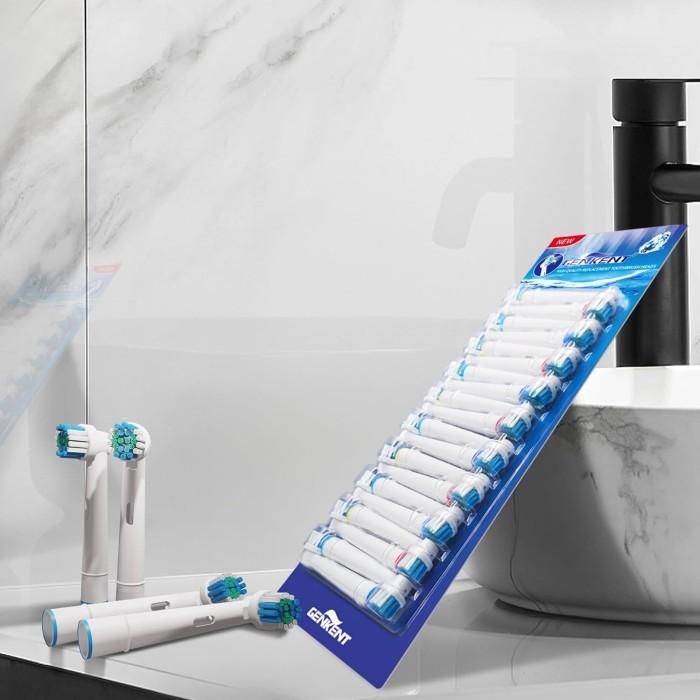 20 st professionella borsthuvuden kompatibla med Oral B