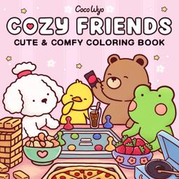Coco Wyo - Cozy Friends målarbok