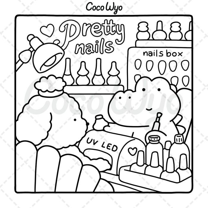 Coco Wyo - Cozy Friends målarbok