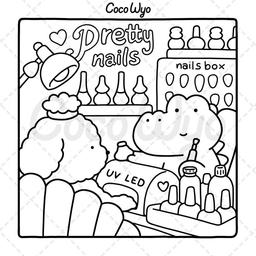 Coco Wyo - Cozy Friends målarbok