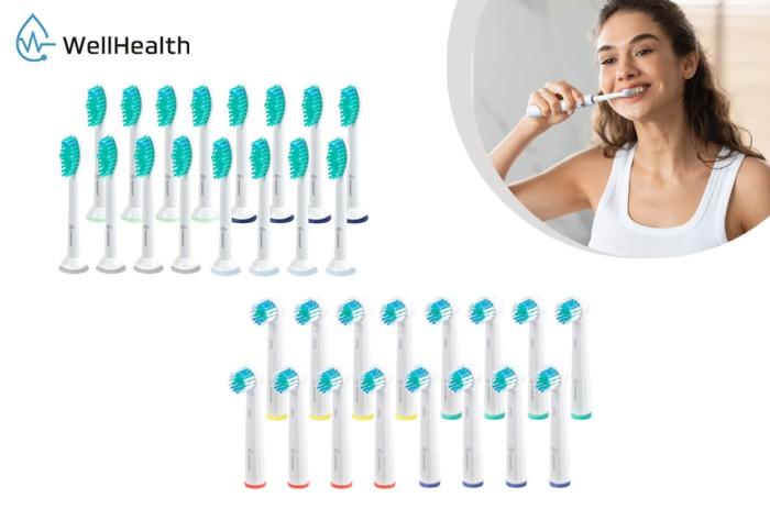 Universella Borstar för Eltandborstar - Braun & Philips