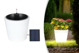 Blomkruka med LED och Självbevattningssystem