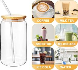 Premium Burkglas Set med Bambulock 590ml