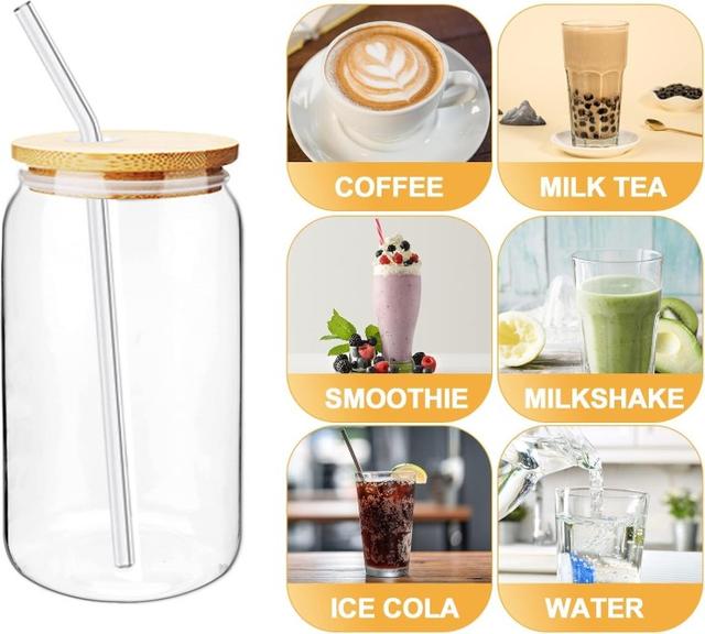 Premium Burkglas Set med Bambulock 590ml