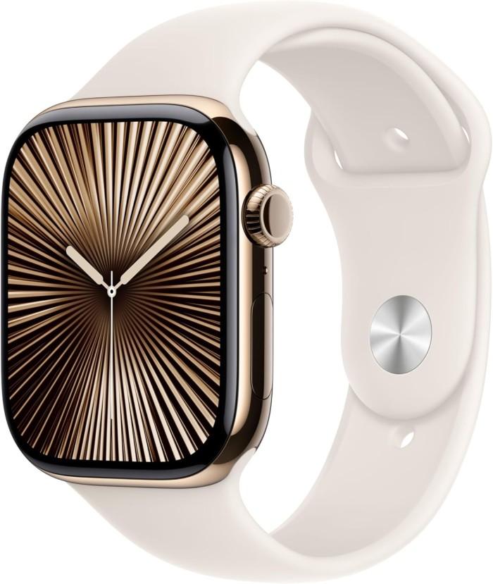 Apple Watch Series 10 - 46mm Titan Gold GPS + Mobildata