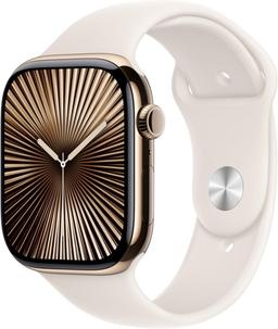 Apple Watch Series 10 - 46mm Titan Gold GPS + Mobildata