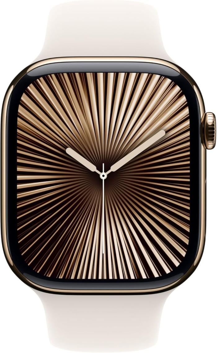 Apple Watch Series 10 - 46mm Titan Gold GPS + Mobildata