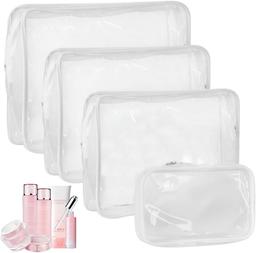 Transparenta Necessärset, 4-Pack, Vattentät
