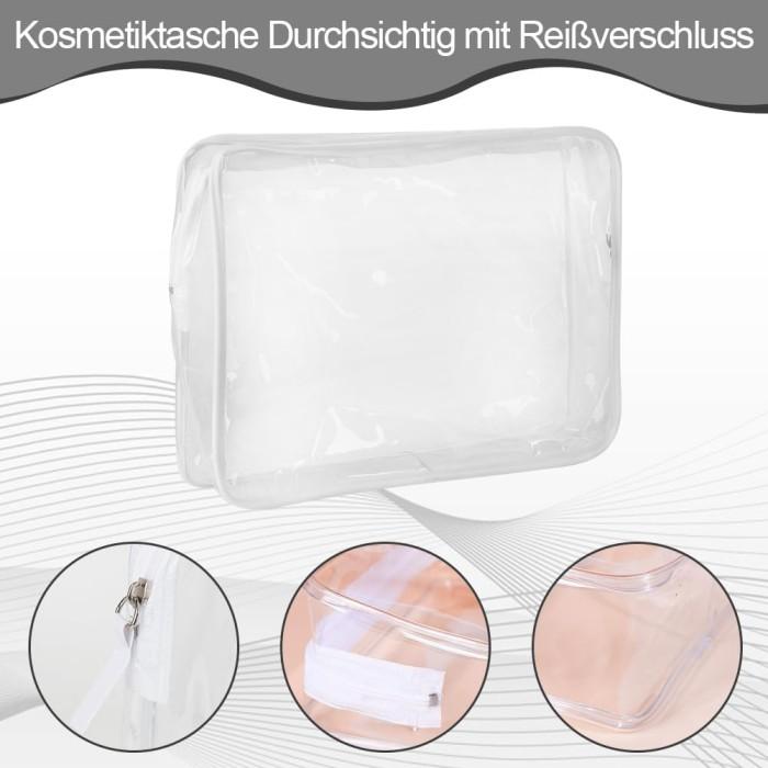 Transparenta Necessärset, 4-Pack, Vattentät