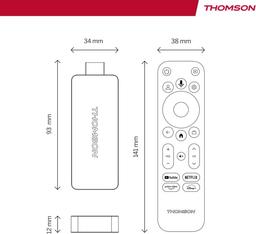 Thomson 4K UHD Streaming Stick med Google TV