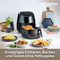 SEVERIN Hot Air Fryer XXL med 5 liters kapacitet