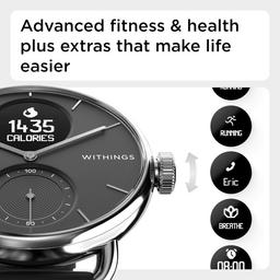 Withings ScanWatch 38mm: ECG & Oximeter Hybrid Smartwatch