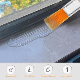 Qiciqinoone transparent vattentät beläggning 300 g