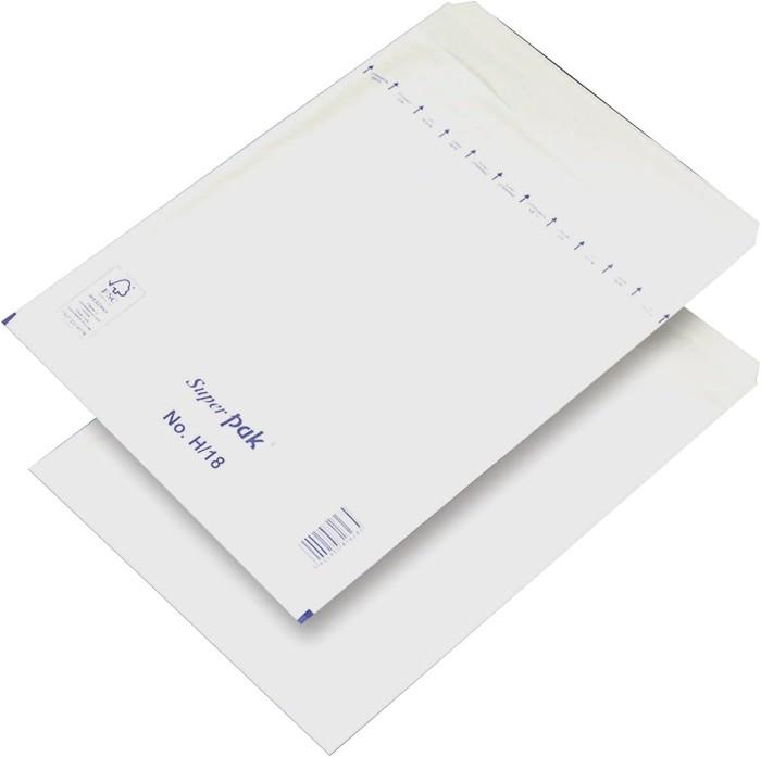 Bubbelplast kuvert Vita 220x340mm, 10-Pack