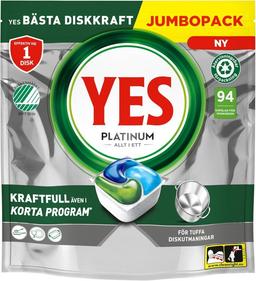 Yes Platinum Universal diskmaskinstabletter 94 st