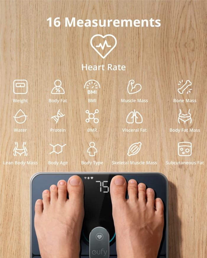 Eufy P2 Pro smart personvåg med Bluetooth