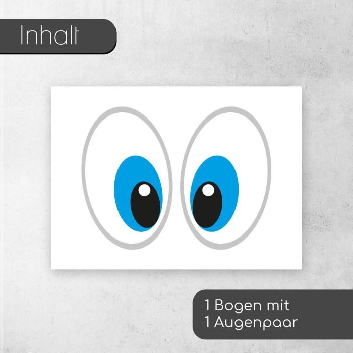 Självhäftande ögonklistermärken för robotar och bilar