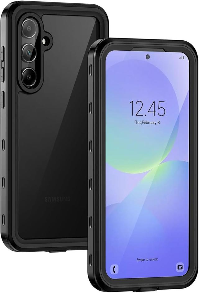 Samsung Galaxy A36 5G Vattentätt Pansarfodral, Svart