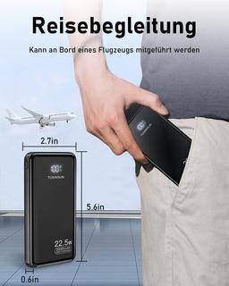 Power Bank 20 000 maH bärbar laddare