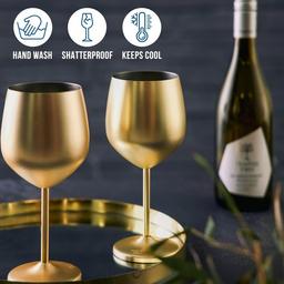 Vinglas i guld från Love is Blind