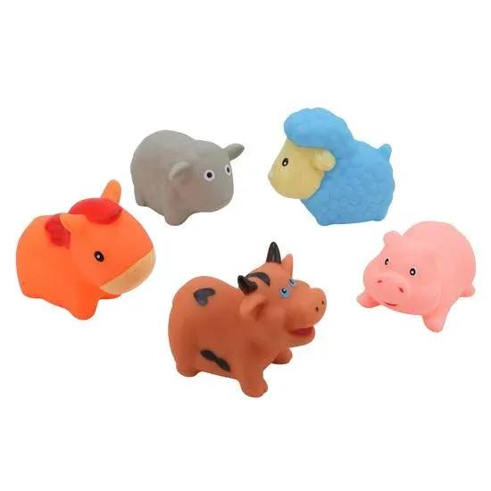 Rätt Start Badleksaker, Bondgårdsdjur, 5-pack