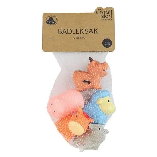 Rätt Start Badleksaker, Bondgårdsdjur, 5-pack