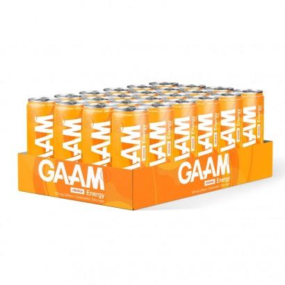 24-pack GAAM Energy Orange 330 ml