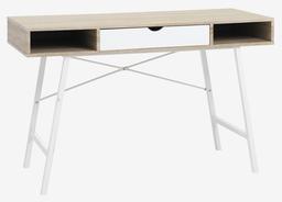 Stilrent Skrivbord 50% rabatt 48x120 Ek/Vit