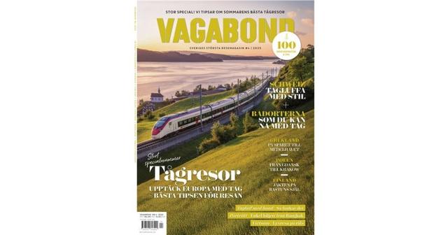 Vagabond Prenumeration inkl 4 st vinglas från Orrefors