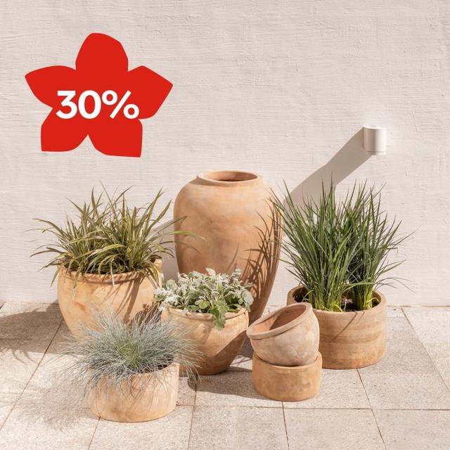 Plantagen - Spara 30% på alla krukor
